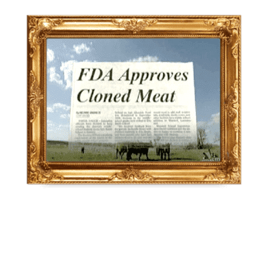 FDA says Cloned Meat OK to Eat